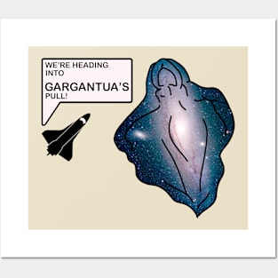 Interstellar Gargantua Galaxy Vulva Posters and Art